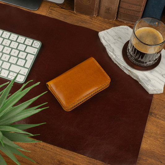 Dikey Deri Cüzdan Antik Seri