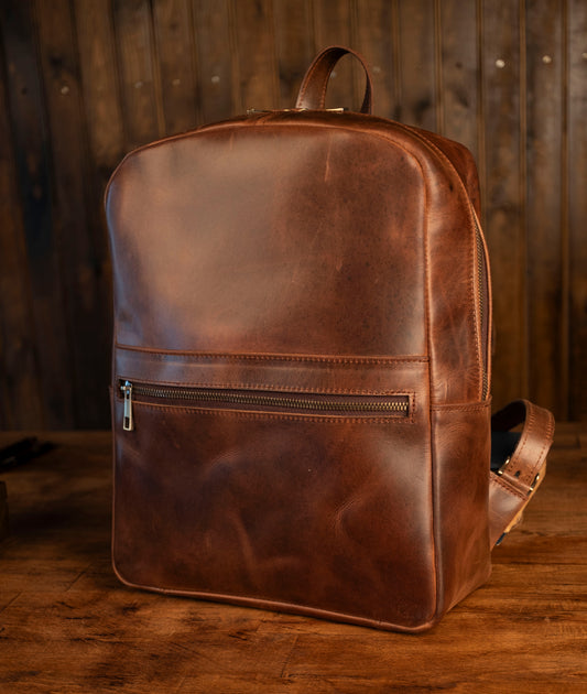 Deri Sırt Çantası - Casual Backpack