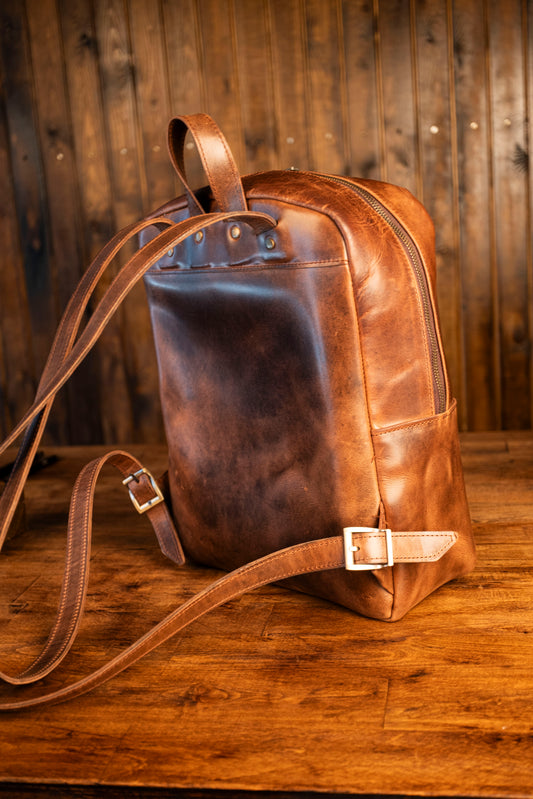 Deri Sırt Çantası - Casual Backpack