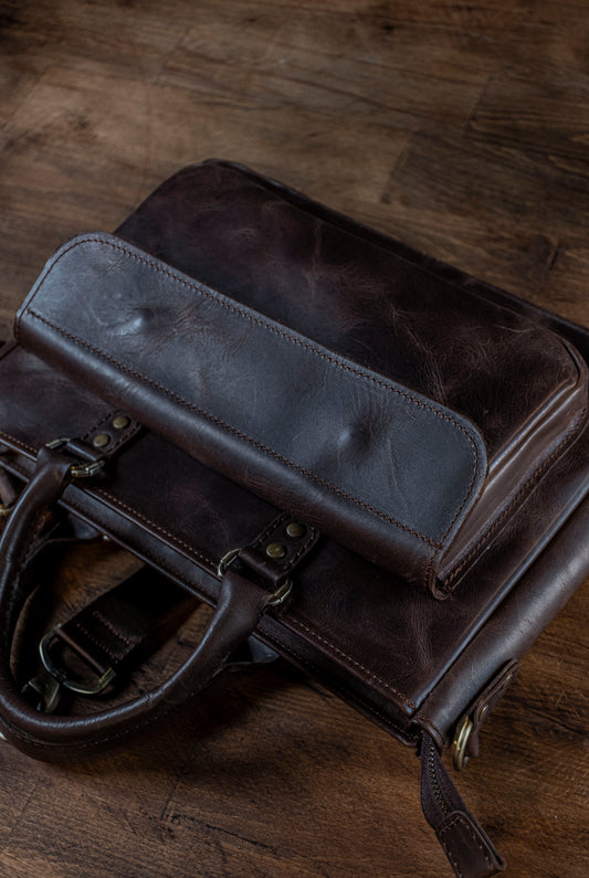 Vivien Elio - Mini Deri Evrak Çantası