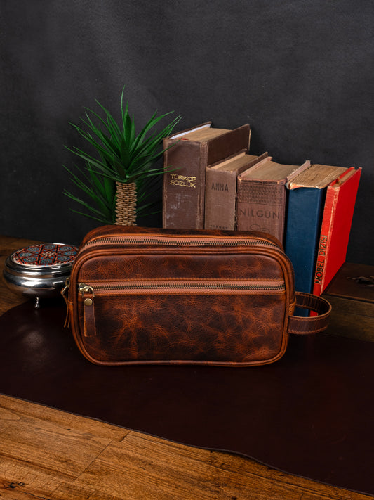 Dopp Kit - Deri El Çantası