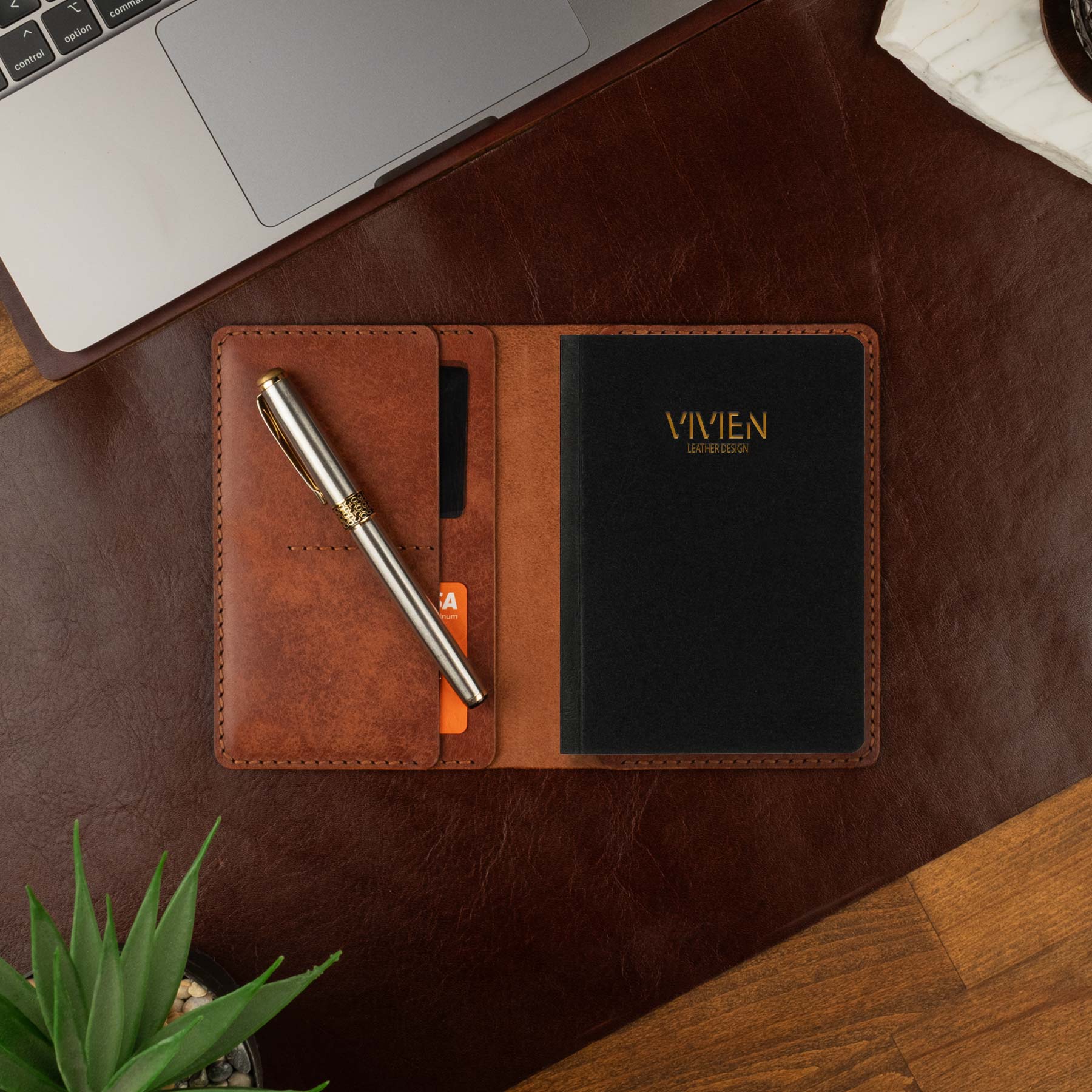 A6 deri defter kılıfı Old Kiremit kullanım
