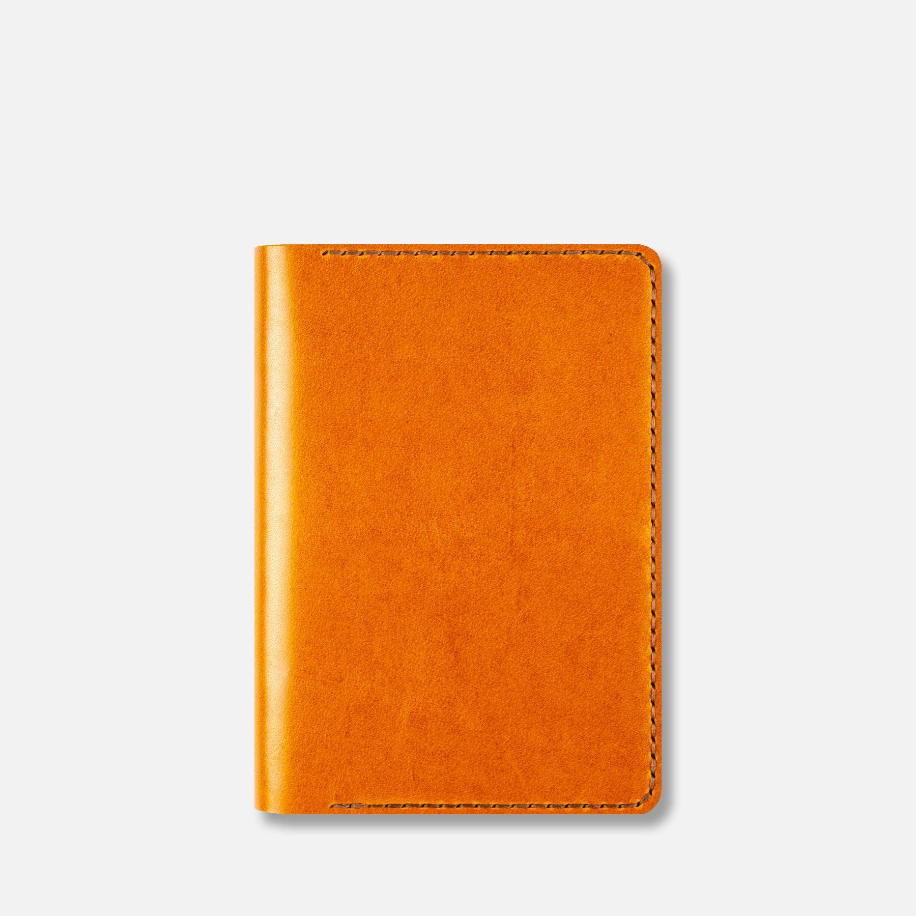 A6 deri defter kılıfı Antik Camel detay