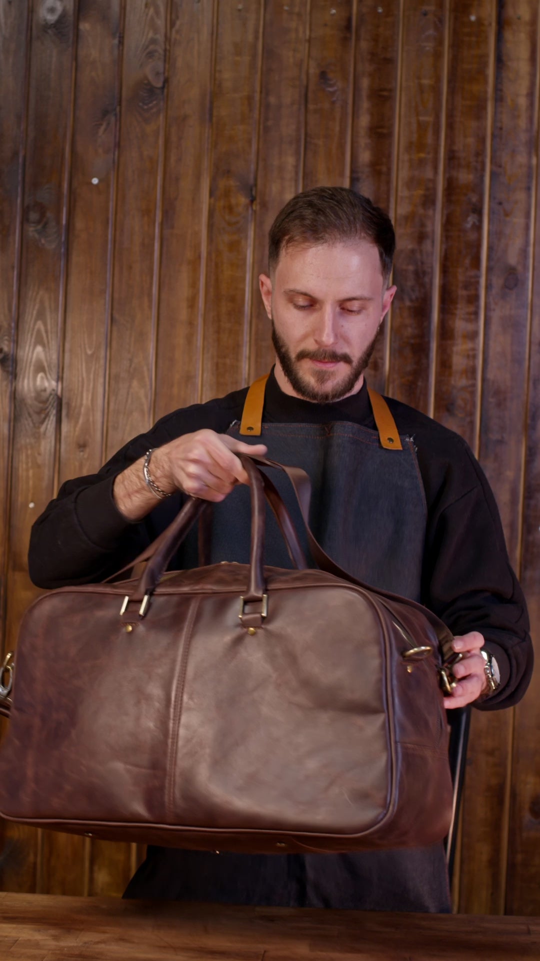Duffle Bag - Deri Seyehat Çantası