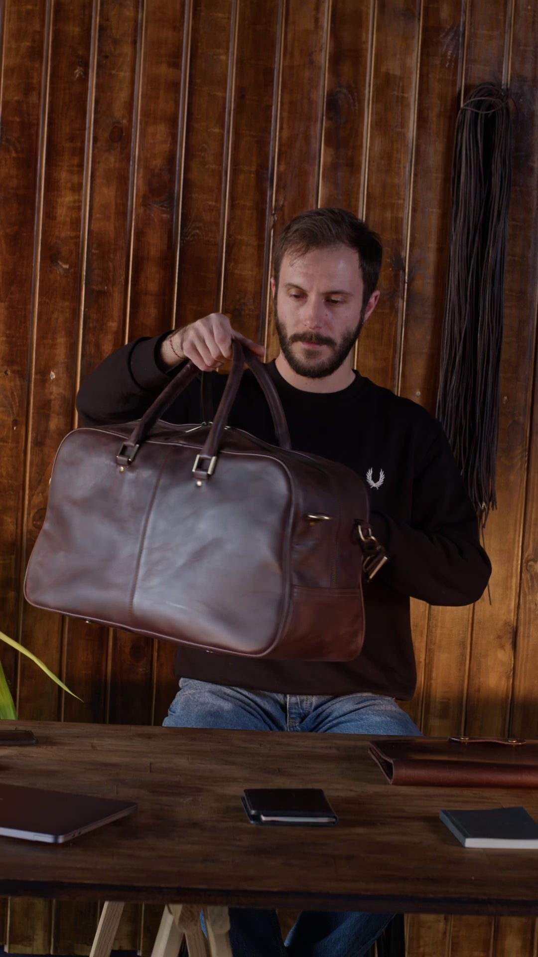 Duffle Bag - Deri Seyehat Çantası