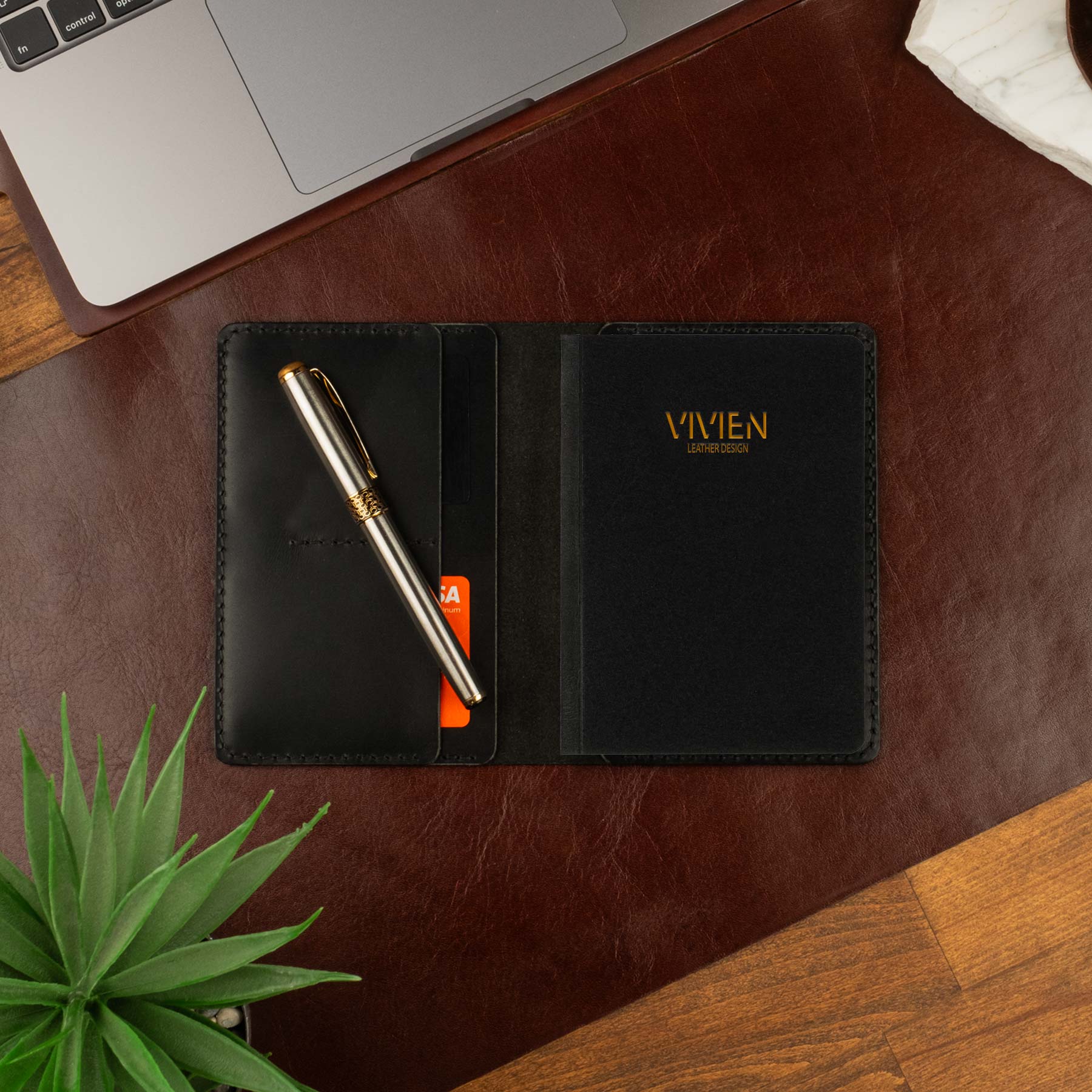 A6 deri defter kılıfı Antik Siyah kullanım