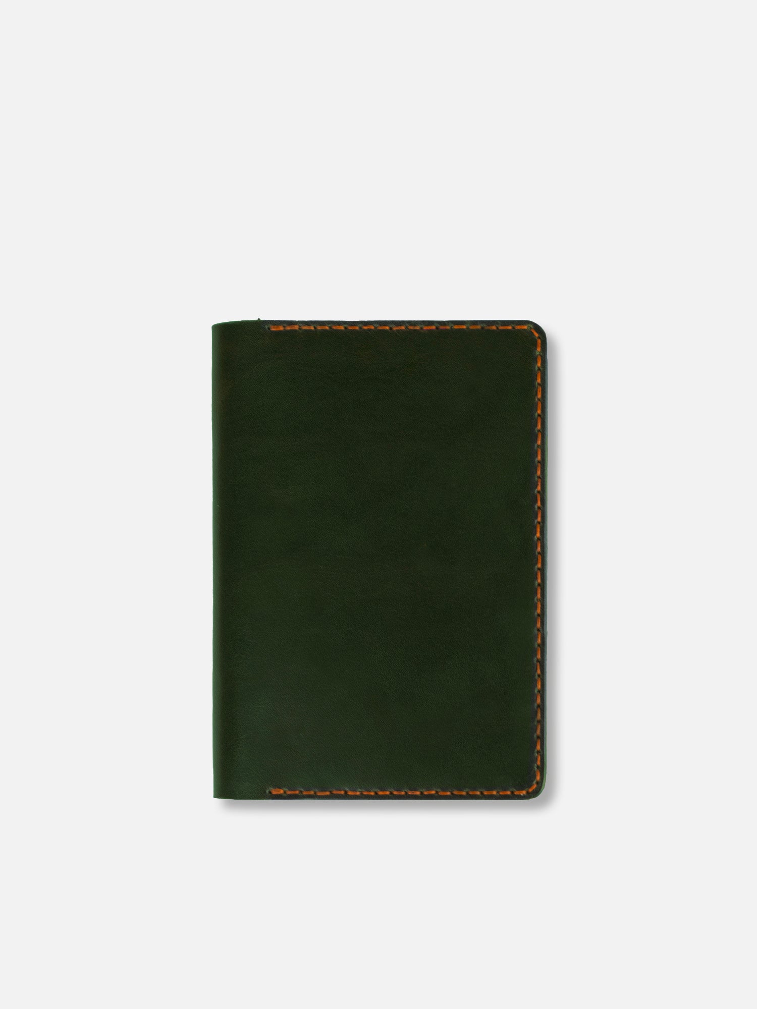 A6 deri defter kılıfı Antik Yeşil detay